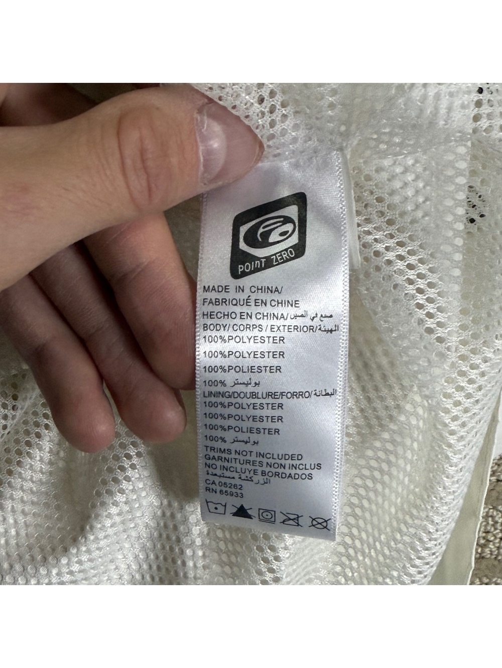 Point Zero White Racing Style Jacket L - Picture 6 of 11